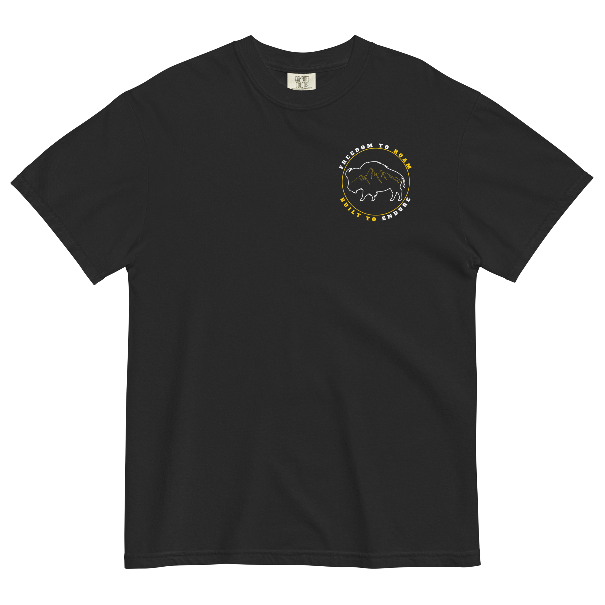 Never miss a chance to prove them wrong buffalo mountain t-shirt back print black shirt by Dciple Clothing Co