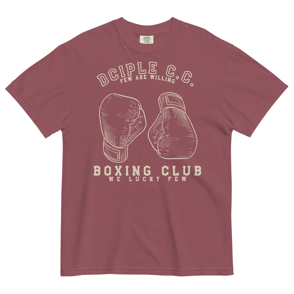 We Lucky Few Boxing Club T-Shirt with vintage boxing glove graphic and classic gym-inspired typography