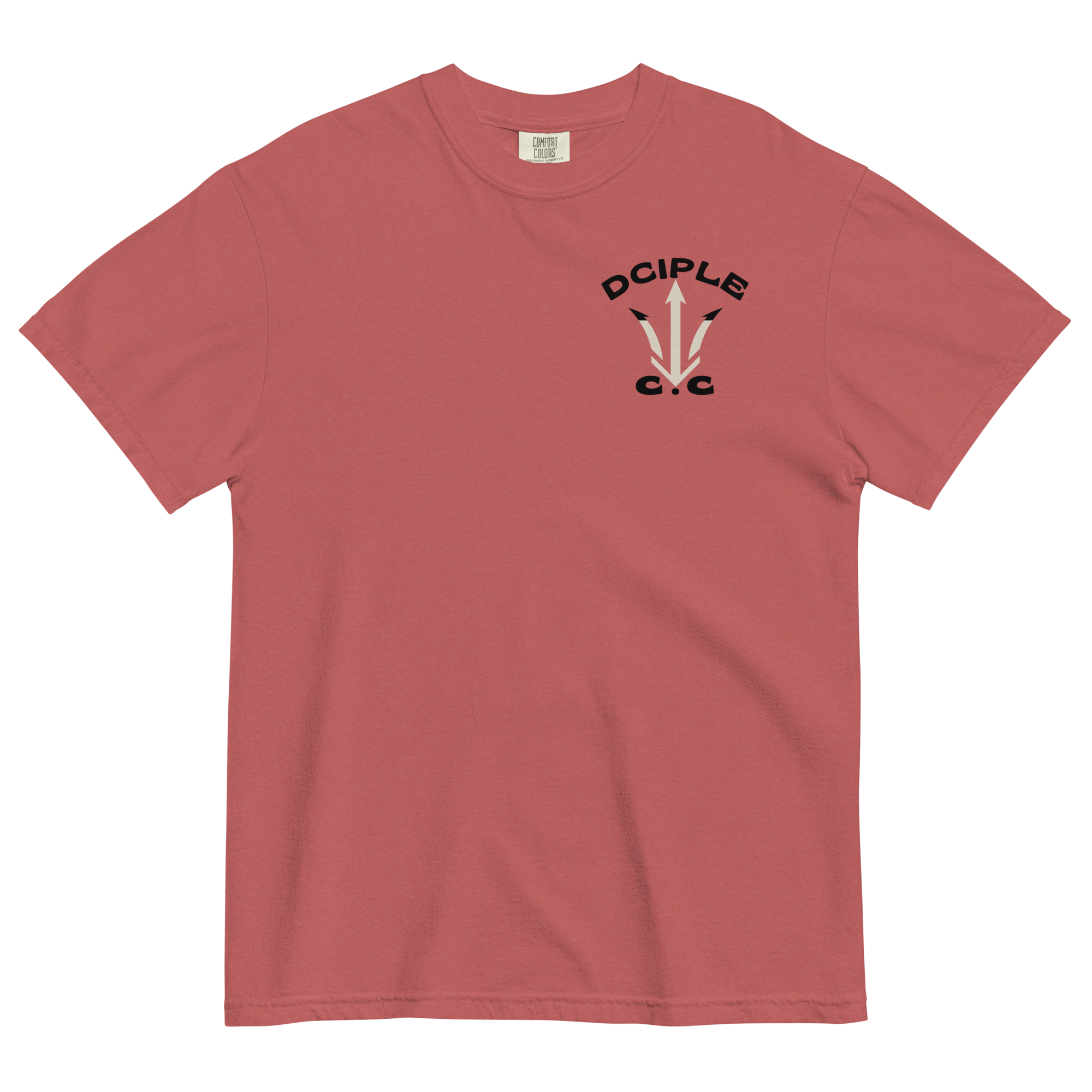 Black Water Navigation Club High Tide Division angler fish graphic t-shirt by Dciple Clothing Co featuring hidden shark silhouettes and a premium Comfort Colors garment-dyed design.