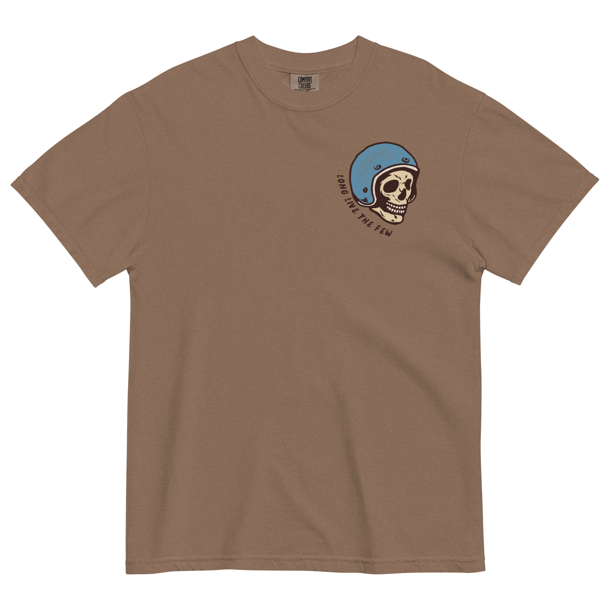 Headed Nowhere Fast vintage motorcycle skull graphic on a Comfort Colors T-shirt by Dciple Clothing Co