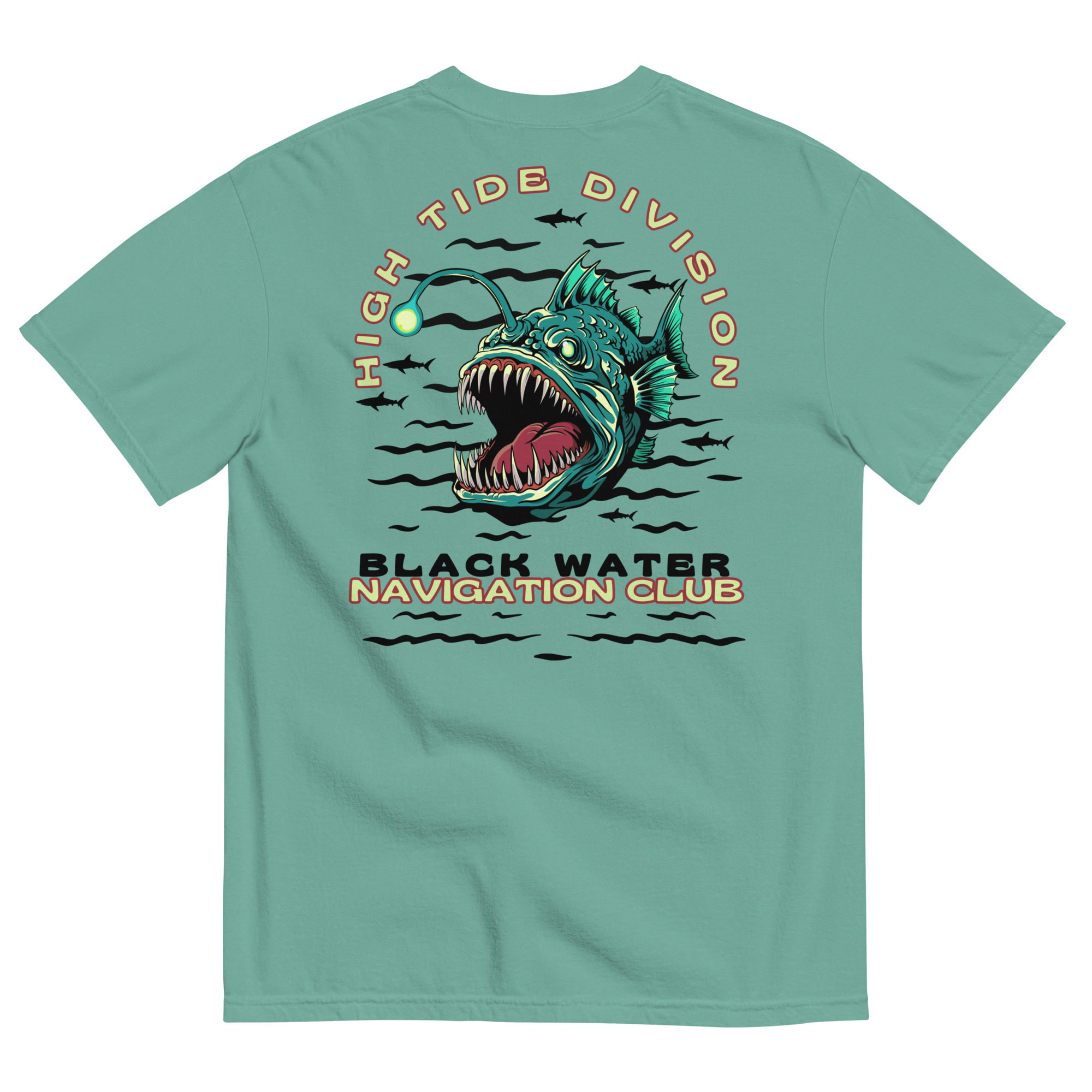 Black Water Navigation Club T-Shirt | High Tide Division | Dciple Clothing Co