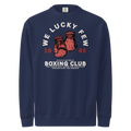 we lucky few boxing club sweatshirt comfort colors crewneck vintage boxing gloves graphic dciple clothing co