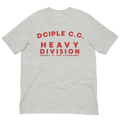  Heavy Division T-Shirt featuring a minimal Heavy Is The Standard graphic by Dciple Clothing Co.