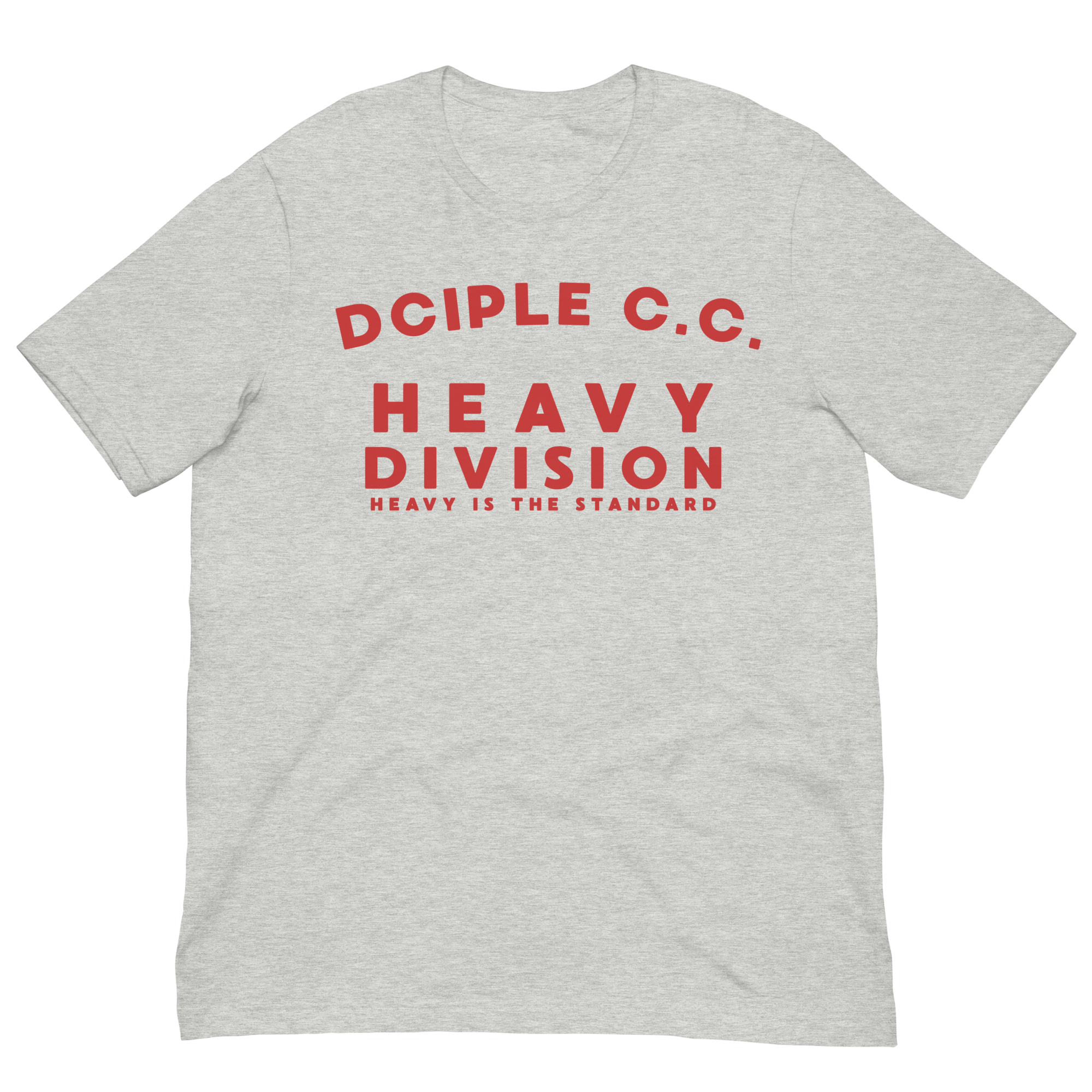 Heavy Division T-Shirt | Minimalist Gym Graphic | Dciple Clothing Co