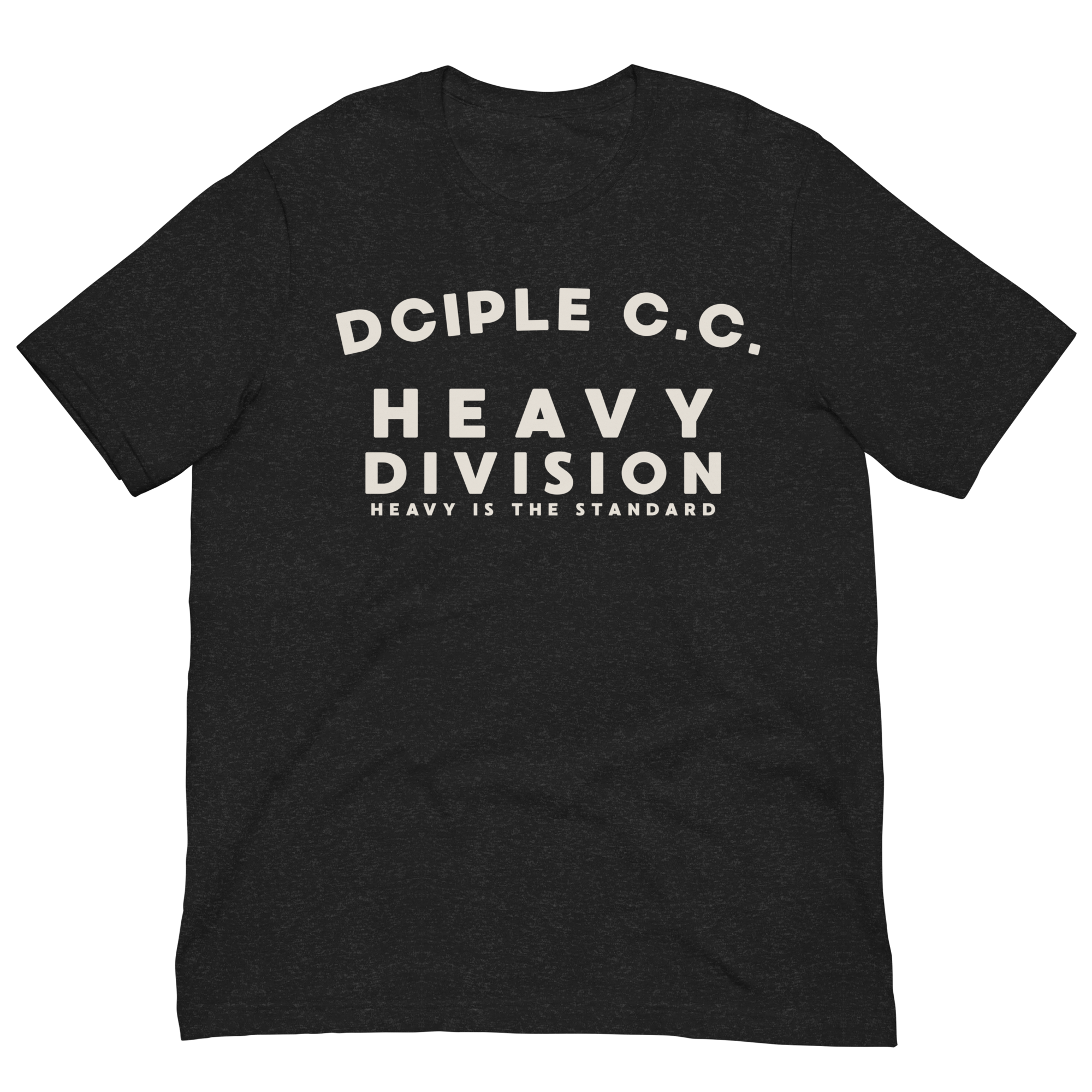 Heavy Division T-Shirt featuring a minimal Heavy Is The Standard graphic by Dciple Clothing Co.
