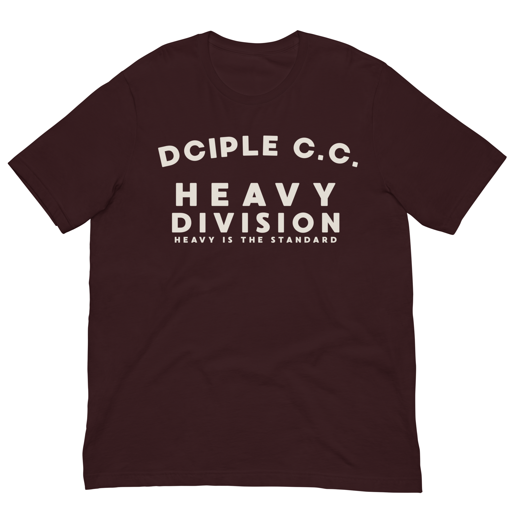 Heavy Division T-Shirt | Minimalist Gym Graphic | Dciple Clothing Co