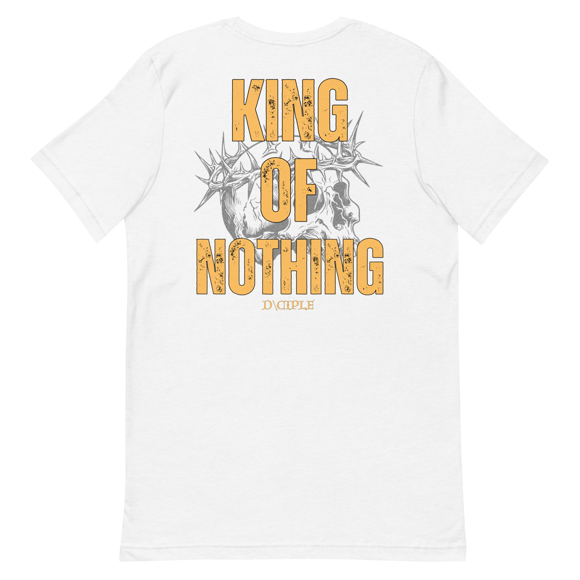 King of Nothing Light Weight T-Shirt | Crown of Thorns Skull Graphic | Dciple Clothing Co